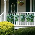 thumbnail image 6 of Ongmies Artificial Fake Hanging Flowers Plants for Outdoor Spring Decoration, Faux Violet Trailing Vines Hanging Flowers – Realistic Artificial Outdoor Spring Decoration, 6 of 8