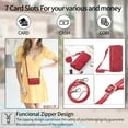 thumbnail image 4 of Case for iPhone 13 Pro Max Zipper Wallet Cover Lanyard Crossbody Neck Strap, 4 of 5