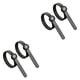 thumbnail image 2 of Eigraketly 1-17 Tamaño del anillo de EE. UU. Cinta métrica flexible Tienda de joyería para el hogar Anillos portátiles para adultos Negro 2piezas, 2 of 6
