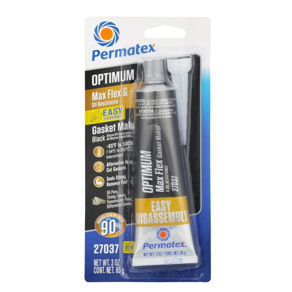 Sellador Permatex 27037 Optimum Negro para Juntas 85 g