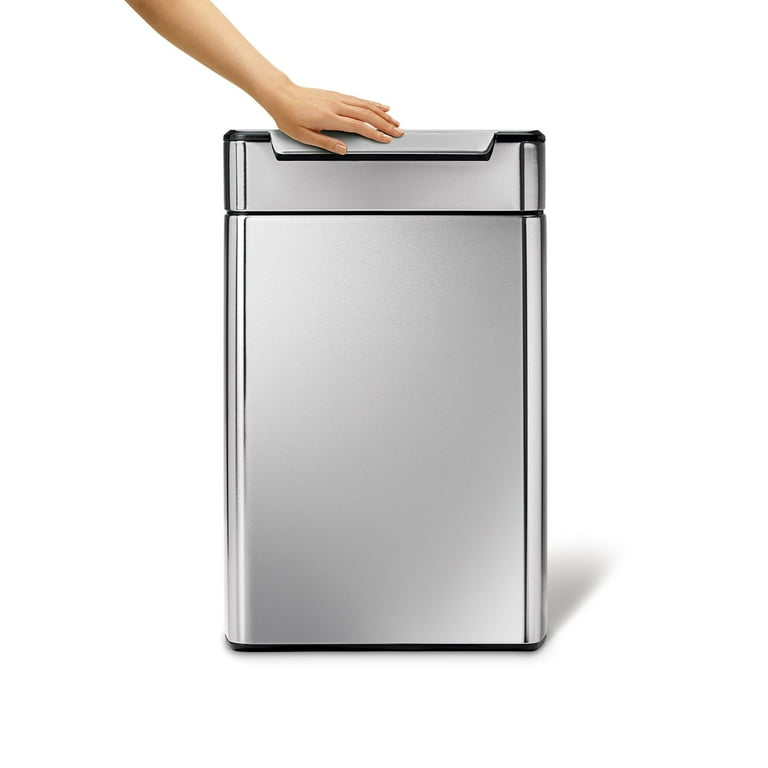 simplehuman 48 Liter / 12.7 Gallon Touch-Bar Kitchen Dual