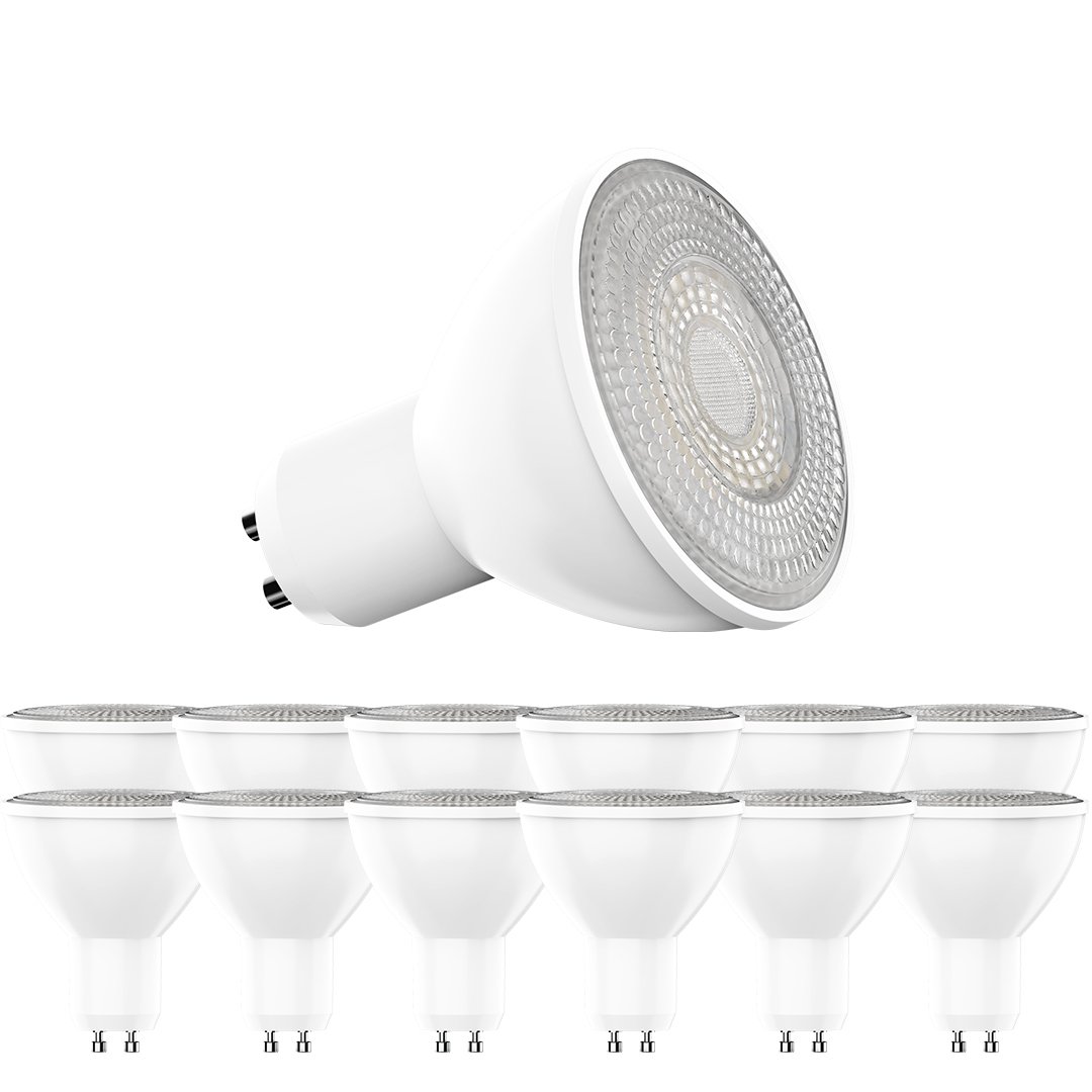 PAR16 LED Light Bulbs 6.5 Watt GU10 base 5000K 500Lumens