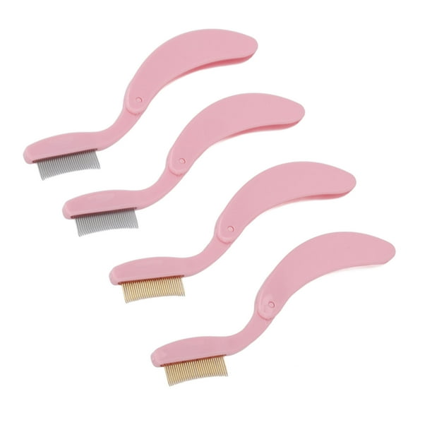 Peine para cejas, peine para el cuidado de las cejas, herramienta plegable para maquillaje de ojos, peine separador de pestañas, máxima comodidad