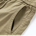 thumbnail image 6 of Thanksgiving Decoration Swimming Shorts for Men Ndbuld Men's Plus Size Cargo Shorts Multi-Pockets Relaxed Summer Beach Shorts Pants Khaki 2XL, 6 of 8