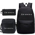 thumbnail image 2 of 3pcs Set Friends TV Series Anime Children School Backpacks Cool Schoolbag Student Shoulder Bag for Boy Pen Pencil Bags, 2 of 4