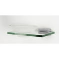 thumbnail image 4 of Alno A6530 Cube Wall Mounted Frosted Glass Soap Dish - Brass, 4 of 6