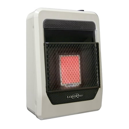 Lost River Dual Fuel Ventless Infrared Radiant Plaque Heater - 10,000 BTU, Model# (Best Indoor Ventless Propane Heater)