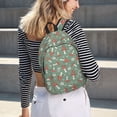 thumbnail image 7 of Balery Retro Hippie Groovy Mushroom Vintage Canvas Backpack for Men and Women - Large Capacity, Durable Travel Laptop Bag for School, Work, Hiking, and Outdoor Activities, 7 of 7