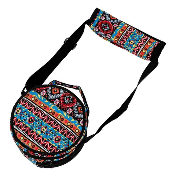 RUISINERY Colorful Drum Storage Bag with Padded Protecting and Convenient Outside Pockets for Accessories