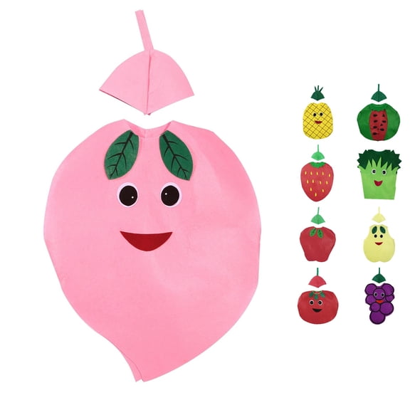 LIIPEE Kids Party Costumes Boys Girls Unisex Cute Dress Up Outfits Kindergarten Stage Performance Clothes,One Size