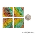 thumbnail image 2 of Milltown Merchants Peacock Mega Mosaic Tile 1.8 Inch Large (3 lbs), 2 of 2