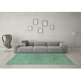 thumbnail image 3 of Ahgly Company Indoor Rectangle Abstract Light Blue Modern Area Rugs, 2' x 3', 3 of 4