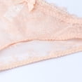 thumbnail image 3 of Women Sexy Underwear Mesh See Through Lingerie Embroidery Bra and Thong and Stocking, 3 of 5