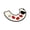 White, variant on YAMB U-Shaped Diatom Mud Toilet Mat, 25.59*15.16in Cute Diatomaceous Earth Bathroom Floor Rug, Non-Slip Quick Drying Absorbent Carpet, Stylish Decorative Pad for Home Indoor Use, White