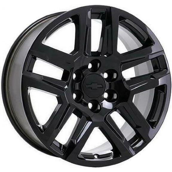 Factory Replacement New Alloy Wheel for 2020-2023 Chevrolet Silverado 1500 20x9 inch Black Rim