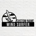 thumbnail image 4 of Handmadetneonsign Wind Surfer Metal Nameplate, Wind Surfer Desk Name Plate, Surfer Desk Nameplate, 4 of 4