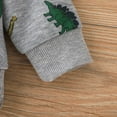 thumbnail image 5 of XBASW Newborn Baby Boys Dinosaur Sweatsuit Outfit Spring Fall Long Sleeve Hoodie Sweatshirt Sweatpants Printing Set 3M-3Y, 5 of 9