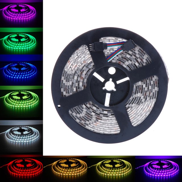 5 m 500 cm 5050 SMD RVB 300 LED Bande Lumineuse Flexible Lampe CC 12 V