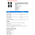 thumbnail image 2 of Front Disc Brake Caliper Guide Pin Boot Kit - Compatible with 1994 - 1998 Acura Integra 1995 1996 1997, 2 of 2