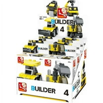 Builder Construction Building Brick Display Set x2 each kit