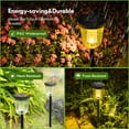 thumbnail image 4 of JSOT 1 Pack Solar Pathway Lights Outdoor Waterproof, 200LM Solar LED Landscape Path Lights, Super Bright Solar Garden Lights for Yard Lawn Walkway Driveway, Warm/White Light, 4 of 6