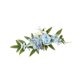 thumbnail image 5 of Letrero de bienvenida para boda, decoración floral, flores artificiales ligeras, guirnaldas. Azul, 5 of 9