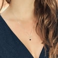 thumbnail image 3 of Gem Stone King 925 Silver and 10K Yellow Gold Heart Shape Red Rhodolite Garnet and Lab Grown Diamond Pendant Necklace | 0.60 Cttw | with 18 inch Chain, 3 of 3