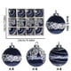 thumbnail image 2 of Seyotauo Velvet Christmas Ornaments Balls, 12 Pcs Flocked Shiny Christmas Decoration Balls, Christmas Tree Hanging Balls Set, Retro Christmas Tree Decoration Balls for Home Decor Parties Supplies, 2 of 5