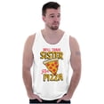 thumbnail image 5 of Will Trade Sister for Pizza Joke Tank Top T Shirts Men Women Brisco Brands L, 5 of 6