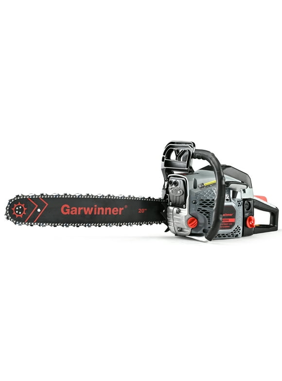 Garwinner Gas Chainsaw 20'' 2-Stroke 62CC Cordless Chainsaw 6220G for Farm, Garden and Ranch for Cutting Wood