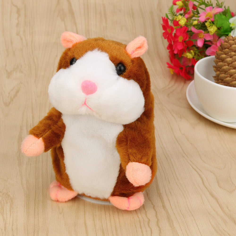 Adorable Interesting Speak Talking Record Hamster Mouse Plush Kids Toys US 