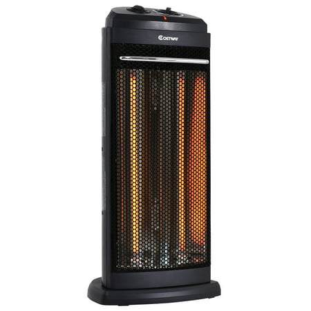 Costway Infrared Electric Quartz Heater Living Room Space Heating Radiant Fire