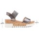 thumbnail image 4 of Sandalia DREAM PAIRS REED-2 Peltre con Tacón Cuña de 6 cm, 4 of 6