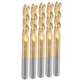 thumbnail image 1 of Broca Para Enrutador, Cortador De Fresado De Extremo Plano Duradero De 3 Flautas, Revestimiento De Titanio Para Taladrado, Grabado, Corte De Fresado Amonsee 3‑Flute Flat End Milling Cutter, 1 of 8