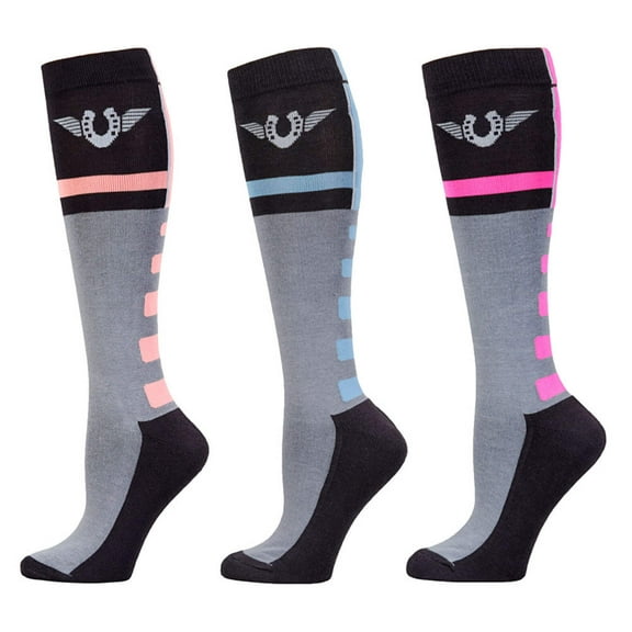 TuffRider Ladies Impulsion Knee Hi Socks - 3 Pack