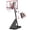 Red, variant on SERAY Basketball Hoop with 4.9-10 feet Height Adjustable for Kids/Adults, Portable Basketball Goal with 44 inch Backboard and 2 Wheels for Outdoor/Indoor Sports
