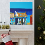 Beach Shops Dreaming - Canvas