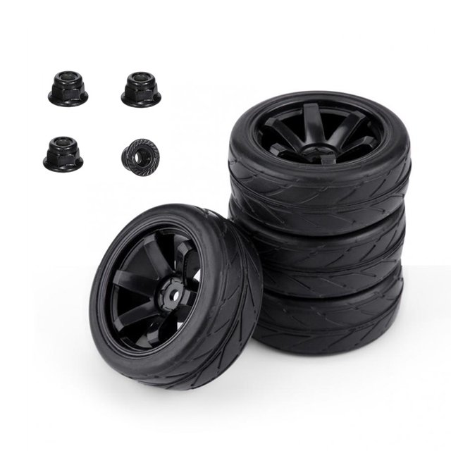 4 Uds 12mm cubo hexagonal 1,9 pulgadas Beadlock llantas llantas juego para 1/10 Traxxas Tamiya Tmvgtek libre de BPA