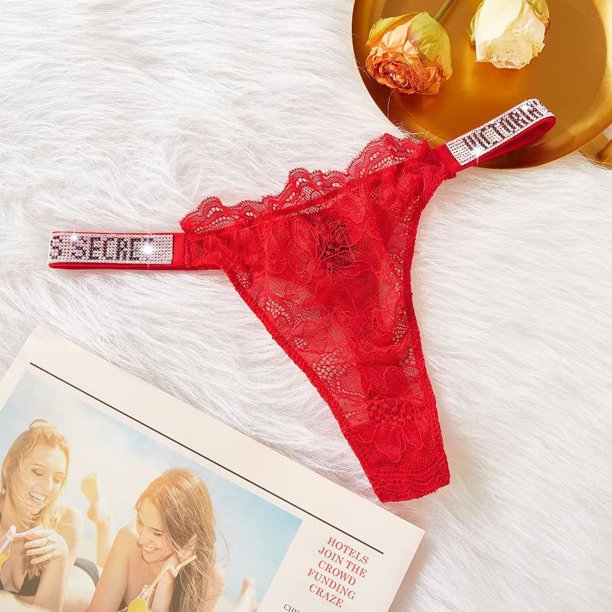 Lencería Transpirable Bragas de mujer Seda de hielo Calzoncillos Ropa interior Alfabeto de diamantes de imitación Pantalones cortos Sexypangjing