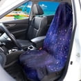 thumbnail image 3 of XYZCANDO Terry Cloth Car Seat Covers, Compatible with Truck Seat Van, Car Seat Towel Cover for Cars Trucks Machine Washable, Deep Starry Sky Design, 3 of 7