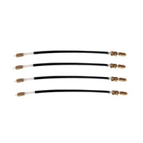 Set of 4 Black Nylon Violin Tailgut Tailcord End Ropes - Professional Violin Accessory Kit B301