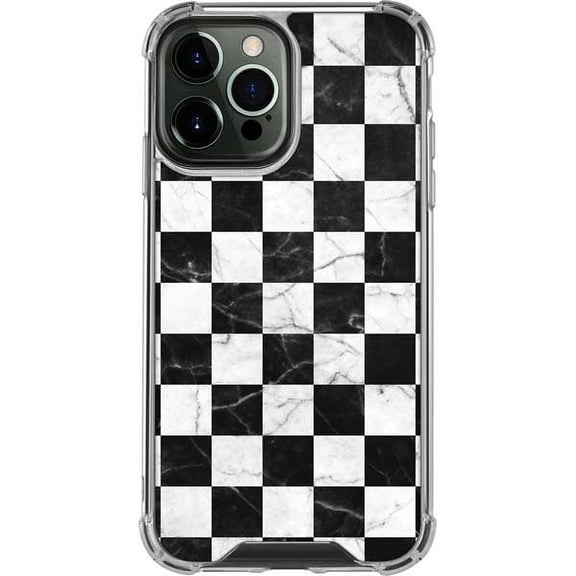 Skinit Marble Checkered Marble iPhone 13 Pro Max Clear Case