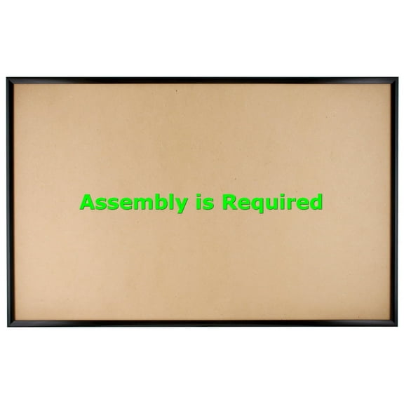 Quadro Frames 12x21 inch Picture Frame, Black, Style P375-3/8 inch Wide Molding