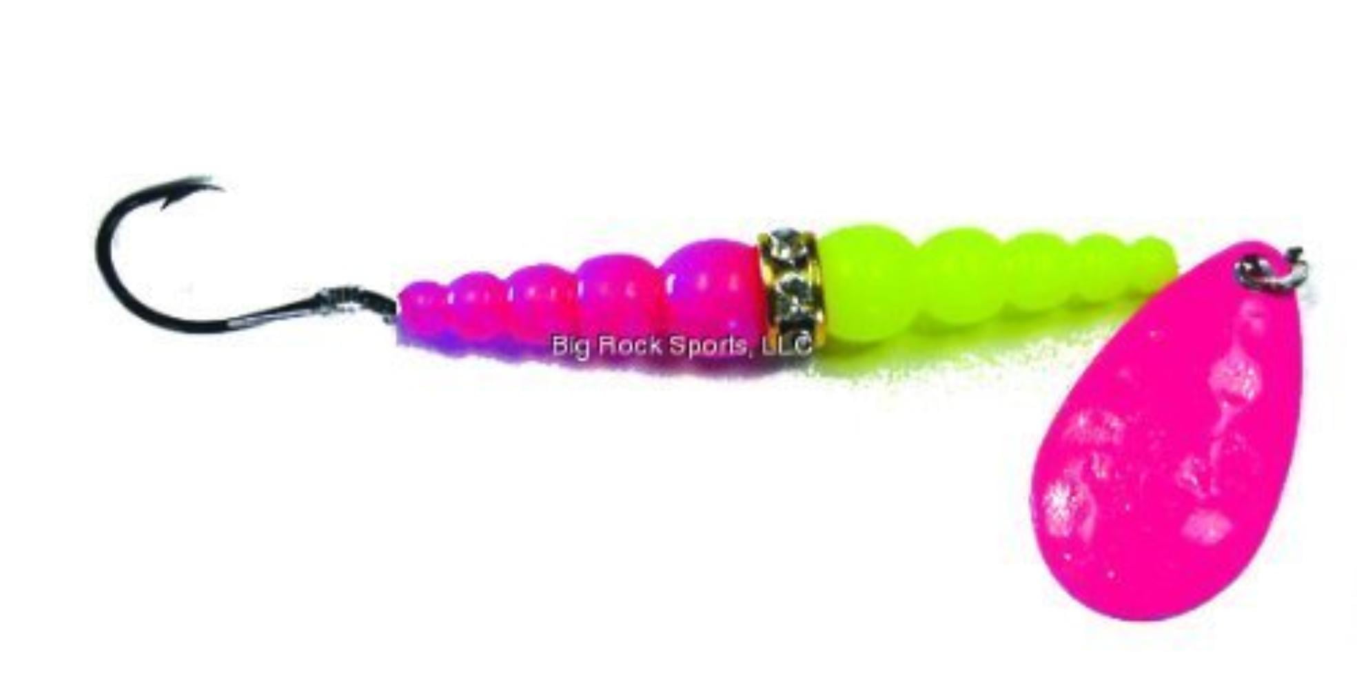Mack's Lure Wedding Ring, Hot Pink Yellow Chartreuse/Hot