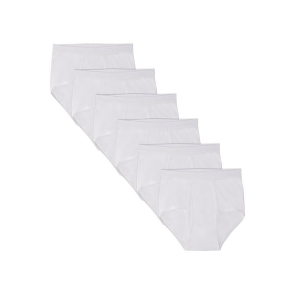 Fruit of the Loom Premium Men's White Briefs, 6-Pack