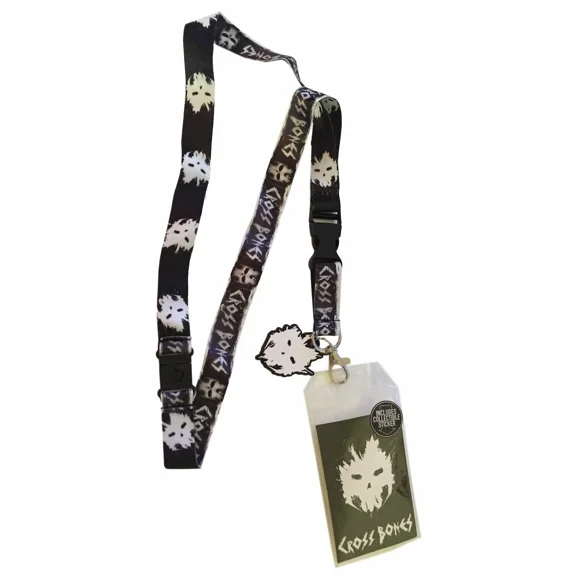 Captain America Crossbones  Lanyard Badge ID Holder With Charm and Sticker