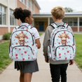 thumbnail image 2 of Bulopur Watermelon Capybara Print Kids Backpack Set 4 Pcs Durable Breathable Kids School Bag with Lunch Box, Pencil Case and Water Bottle Cover for Capybara Lovers Kids, 2 of 7