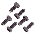 thumbnail image 1 of Tornillos de sillín de guitarra eléctrica perfke 6 uds de hierro negro, 1 of 6