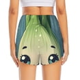 thumbnail image 3 of Picia Adorable Kawaii Fennel Character Pattern Women's 2 in 1 Athletic Running Shorts High Waisted Workout Casual Gym Sweat Shorts with Comfy Liner Zipper Pockets-X-Large, 3 of 9