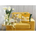 thumbnail image 3 of Pillow Covers 18x18 Set of 4, Yellow Decor Pillows Decorative Throw Pillow Covers for Couch Sofa Indoor Outdoor Pillow Covers Farmhouse Yellow Pillow Covers Home Decor, 3 of 6